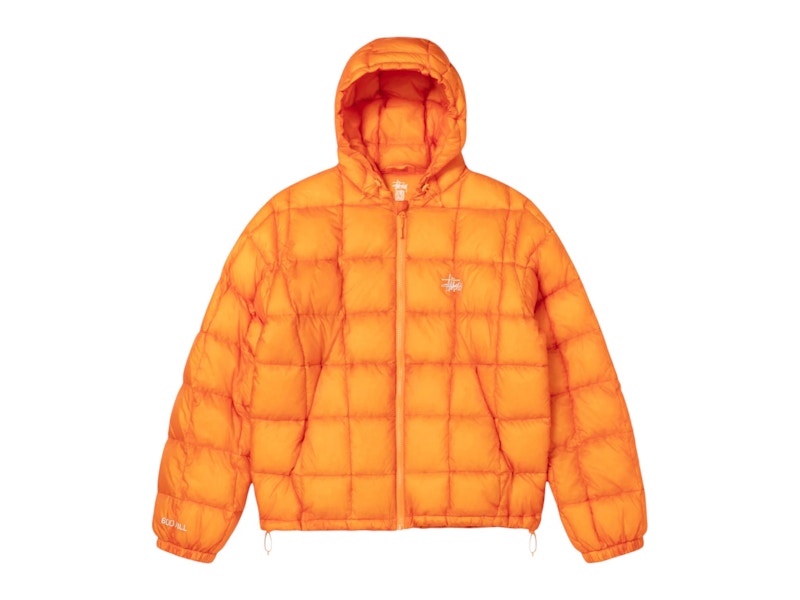 Stussy Midweight Hooded Puffer Orange Men's - FW25 - US