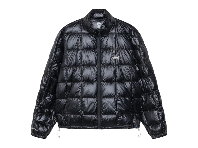 Pre-owned Stussy Men's  Midweight Puffer Jacket In Black