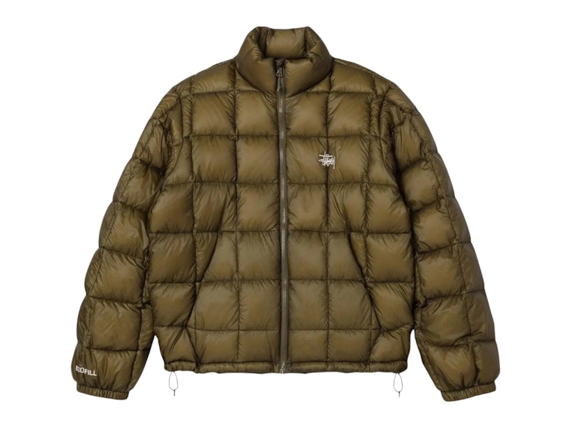 ジャケット・アウター STUSSY MIDWEIGHT HOODED PUFFER BROWN Buy Stussy Midweight Hooded Puffer 'Brown' - 115783 BROW | GOAT