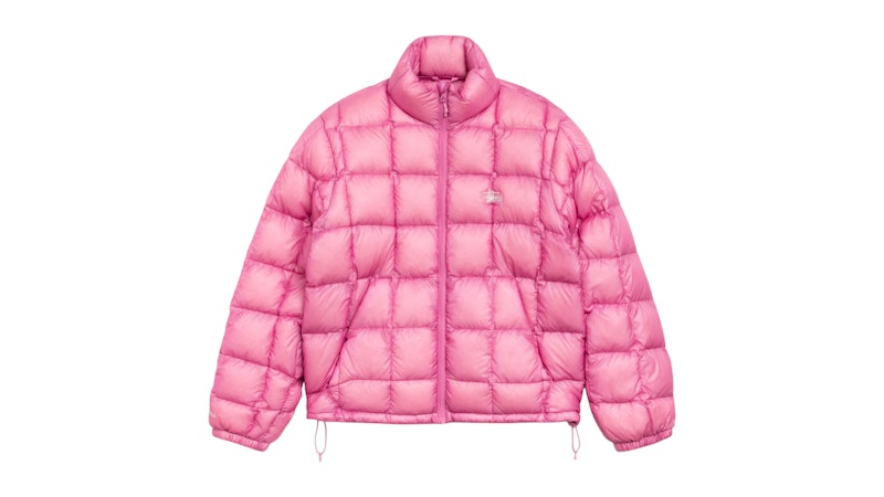Stussy Midweight Puffer Jacket Pink Men's - FW25 - US
