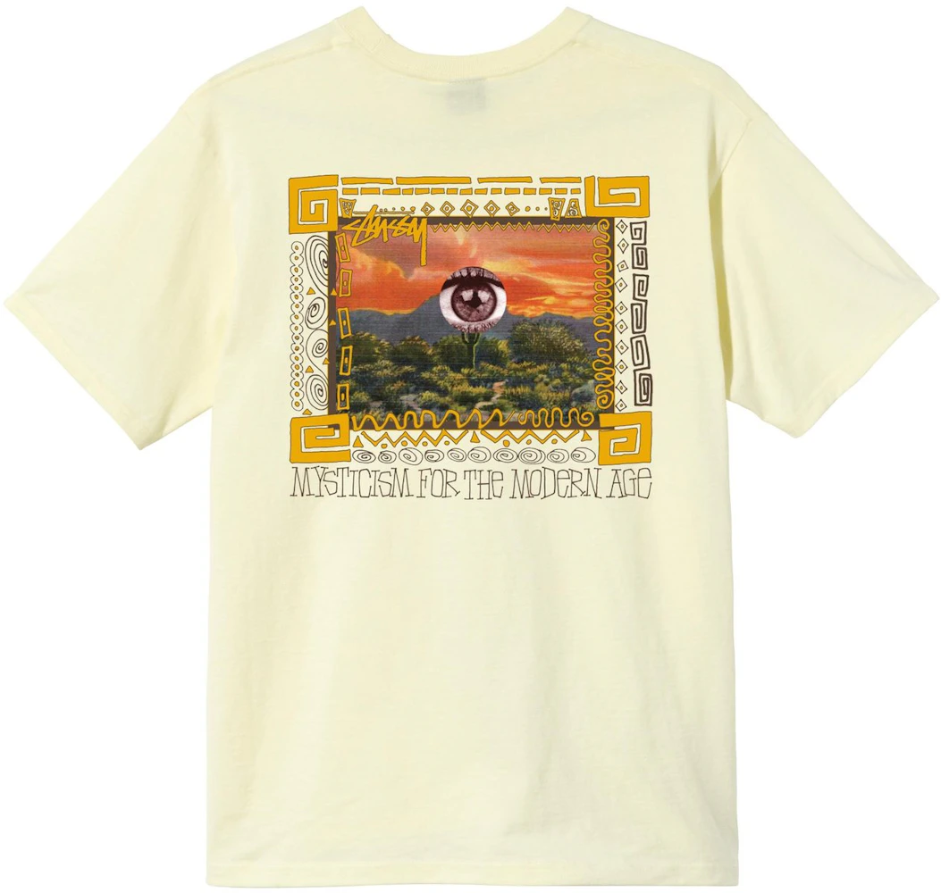 Stussy Mojave T-shirt Pale Yellow Men's - SS21 - GB