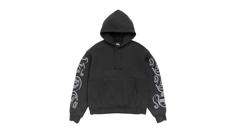 Stussy Motif Print Hoodie Black Men's - SS26 - US