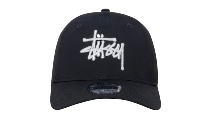 Stussy New Era 9Twenty Basic Strapback Black Men's - FW25 - US