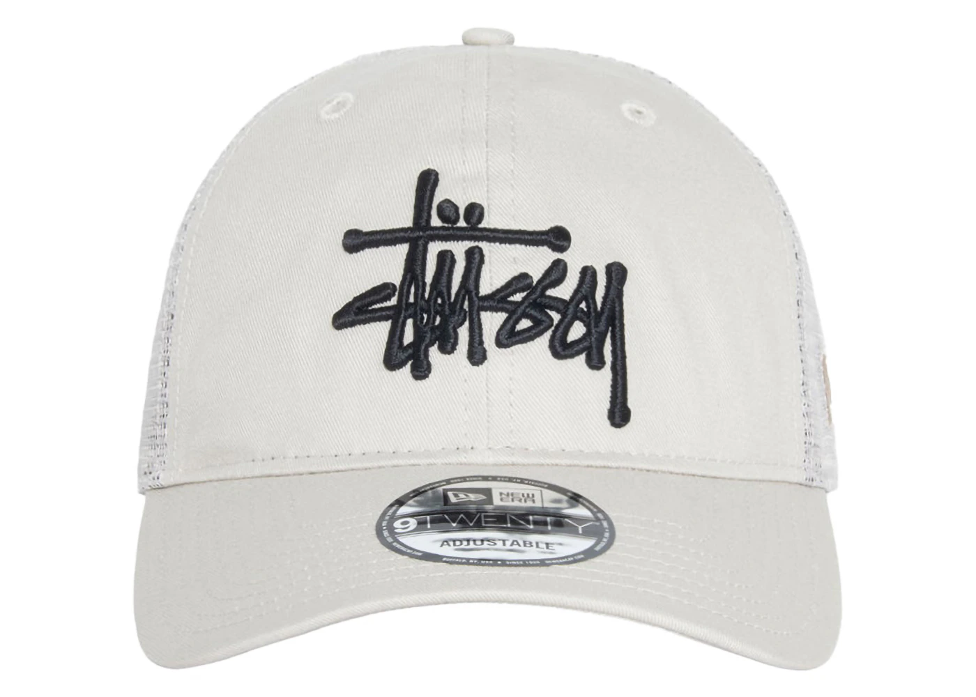 Stussy New Era 9twenty Washed Basic Trucker Night Black
