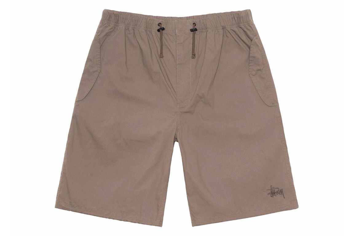 Pre-owned Stussy Nyco Over Short Mushroom