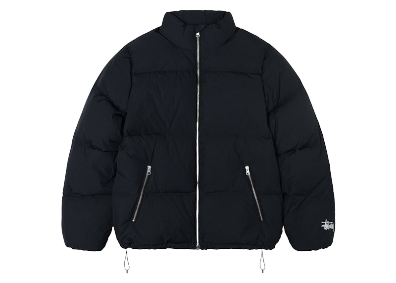 Stussy Nylon Down Puffer Black Men's - FW24 - US