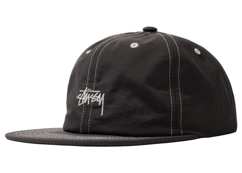 Stussy Nylon OX Stock Cap Charcoal Men's - SS21 - US