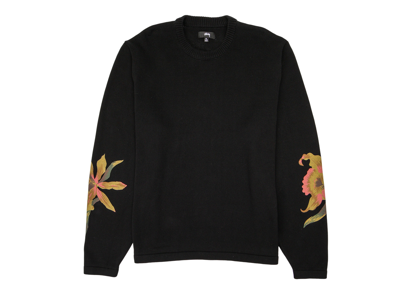 Stussy Orchid Knit Sweater Black