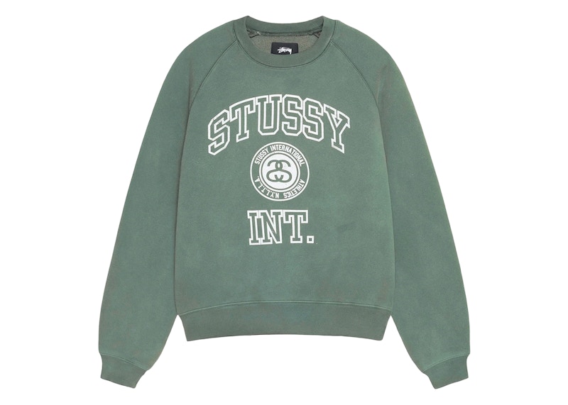 国内発送 送料関税込 完売 STUSSY OVERLOCK VARSITY RAGLAN CREW Stussy-Overlock-Varsity-Raglan