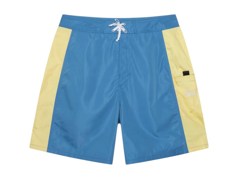 【STUSSY SU'25】 Stussy Paneled Board Short Stussy Paneled Board Short Blue Men's - SS25 - US