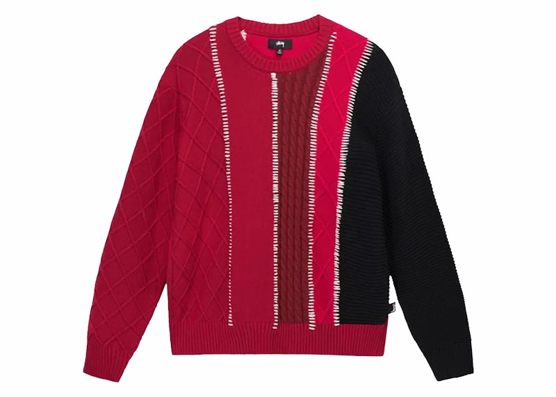 Stussy Patchwork Sweater Rose Men's - SS24 - US