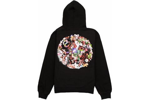 Stussy Plush Hoodie Black SS23 US - Main Image
