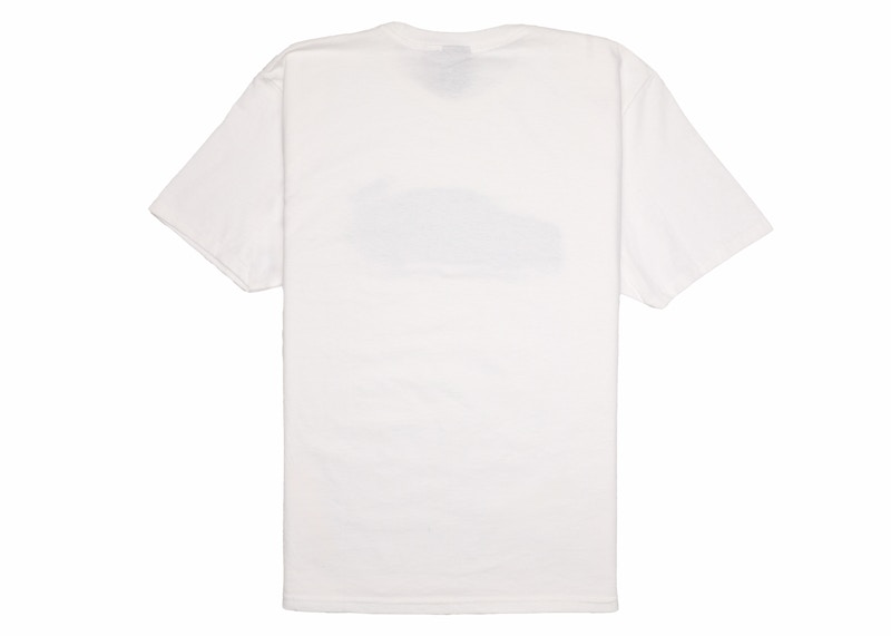 Stussy Racecar Tee White Men's - SS23 - US