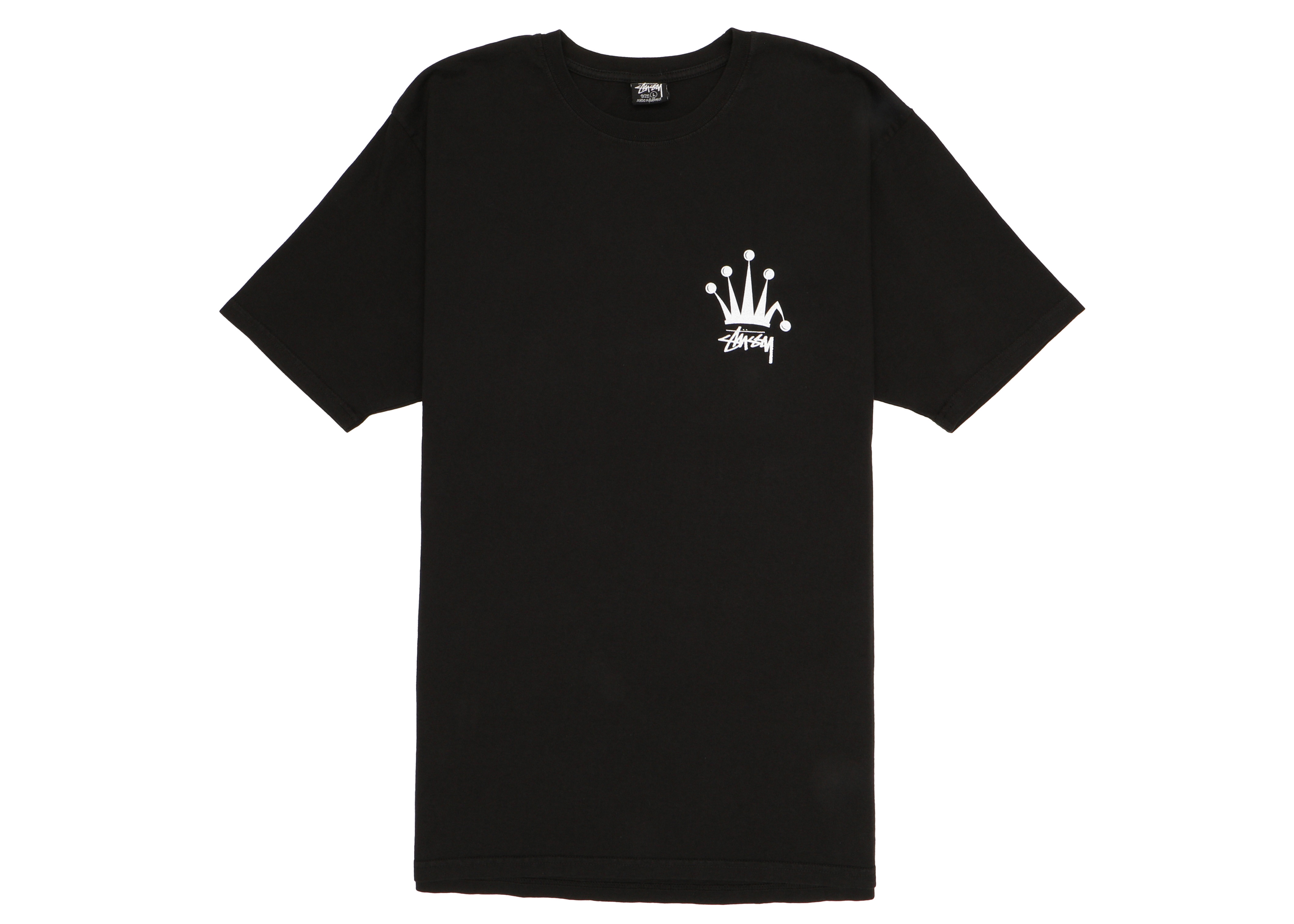 Stussy Regal Crown Pigment Dyed T-shirt Black Men's - SS24 - GB