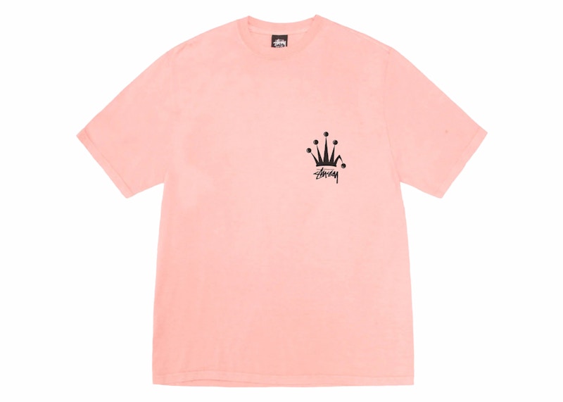 Stussy Regal Crown Pigment Dyed T-shirt Coral メンズ - SS24 - JP