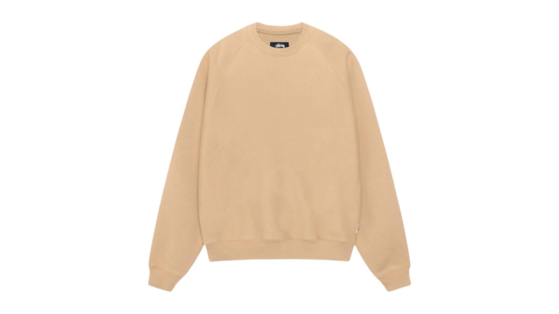 【STUSSY SP25'】Stussy STU Relaxed Crew Stussy Stu Relaxed Crew Black Men's - SS25 - US