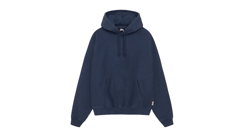 Stussy Relaxed Hoodie Navy Men's - FW25 - US