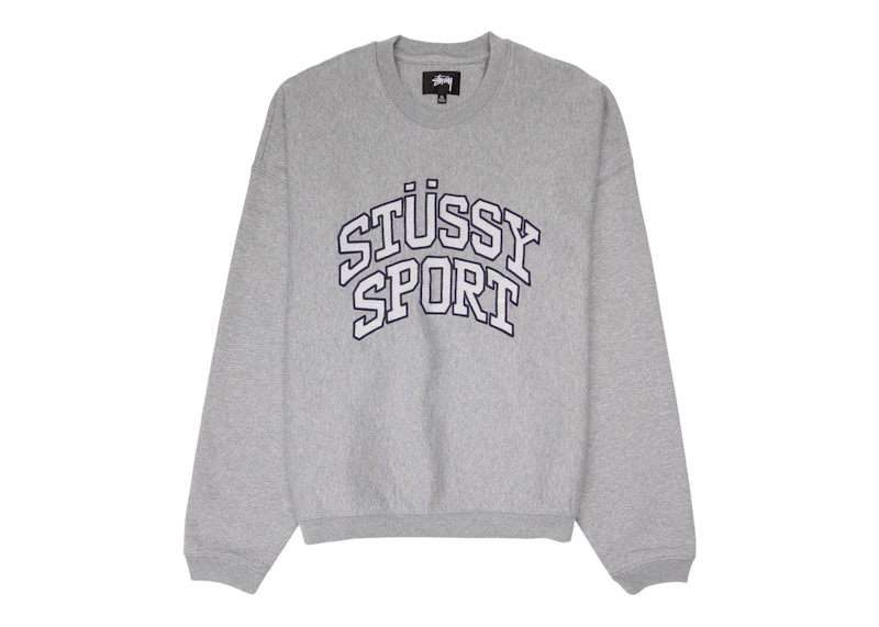 STUSSY ステューシー スウェット 22AW STUSSY SPORTロゴ オーバーサイズ RELAXED OVERSIZED CREW オリーブ M トップス シンプル カジュアル ブランド 【メンズ】トップス