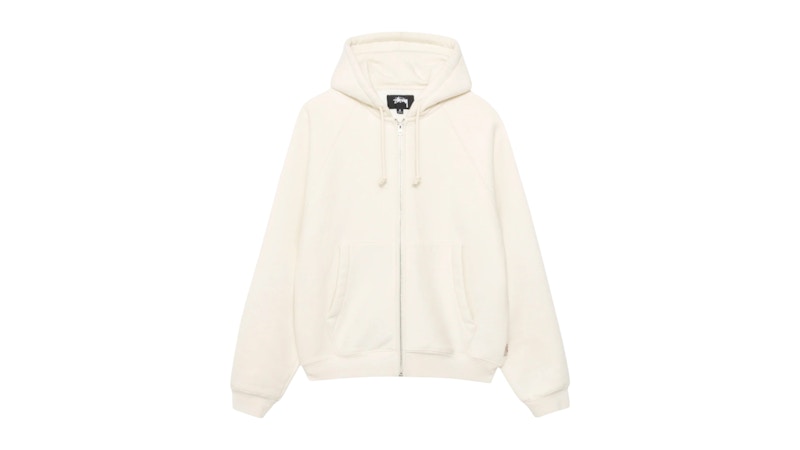 ミ*マ様 stussy RELAXED ZIP HOODIE Stussy Relaxed Zip Hoodie Natural Men's - FW25 - US