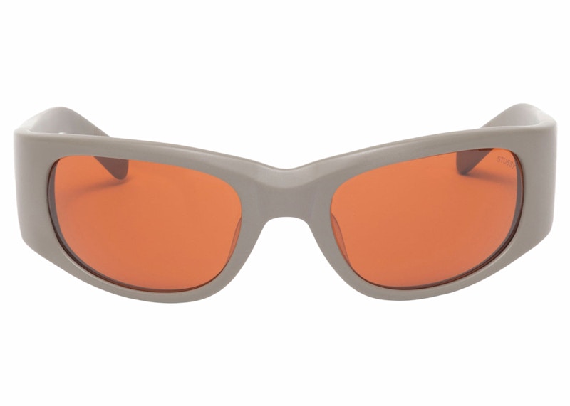 Stussy Rene Sunglasses Matte Coyote/Dark Amber Lens Men's