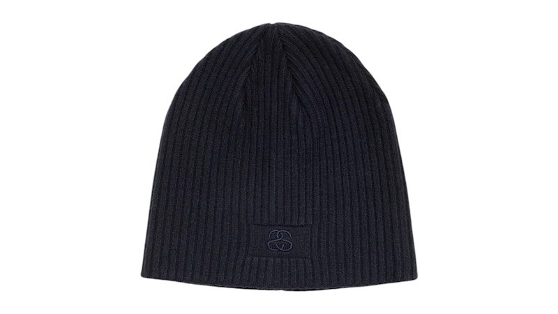Stussy Rib Knit SS Link Beanie Navy Men's - FW25 - US