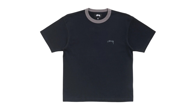 Stussy Ringer Tee Black