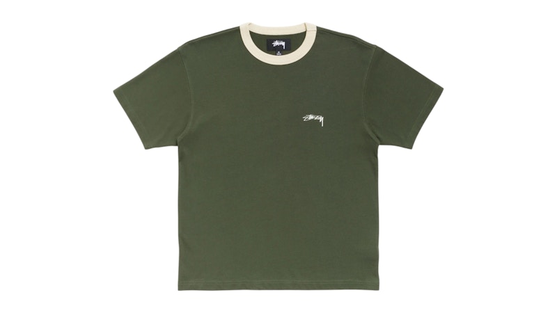Stussy Ringer Tee Olive