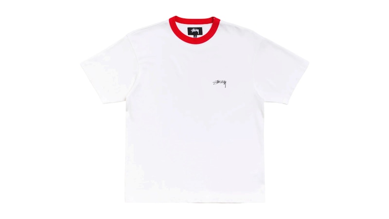 Stussy Ringer Tee White