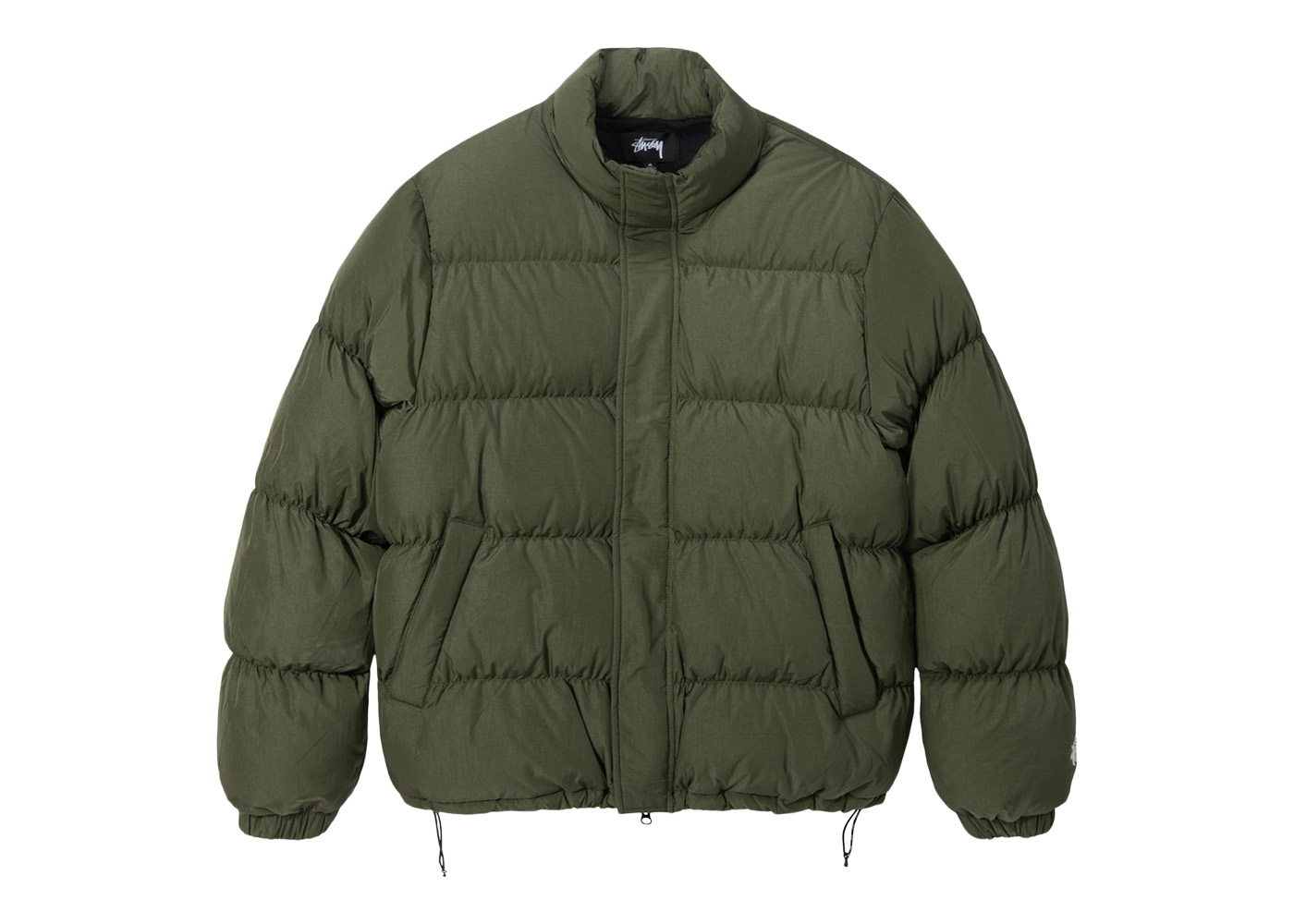 Stussy Ripstop Down Puffer Jacket Olive - AW22 - US