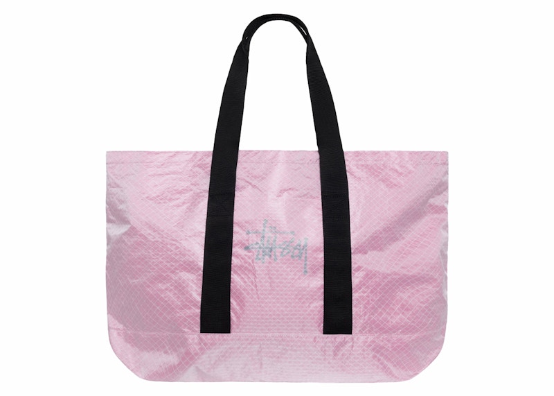 Stussy Ripstop Overlay Extra Large Tote Bag Hot Pink Men's - SS24 - US