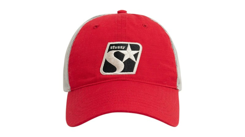 Stussy Ripstop S Star Trucker Rojo