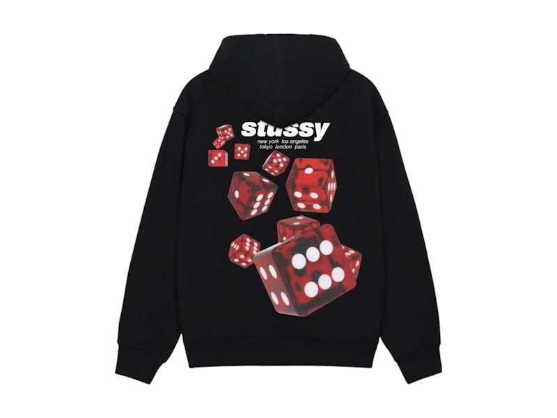 ★25SS 大人気★Stussy ROLLERS HOODIE Stussy Rollers Hoodie Black Men's - SS25 - US