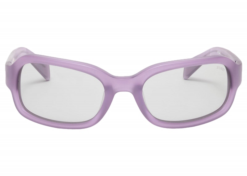 Stussy Rome Sunglasses Matte Purple/Dark Grey Lens メンズ