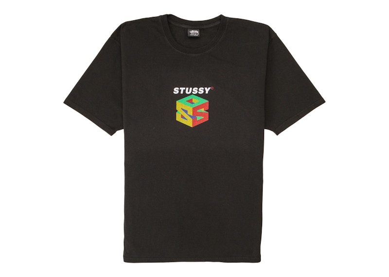 Stussy x Martine Rose Collage Pigment Dyed Tee Black Men's - SS23 - US