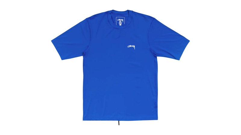 Stussy SS Rash Guard Top Blue