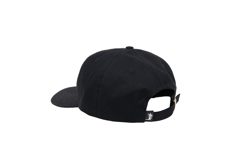 Stussy STU Arch Strapback Cap Black - SS23 - TW