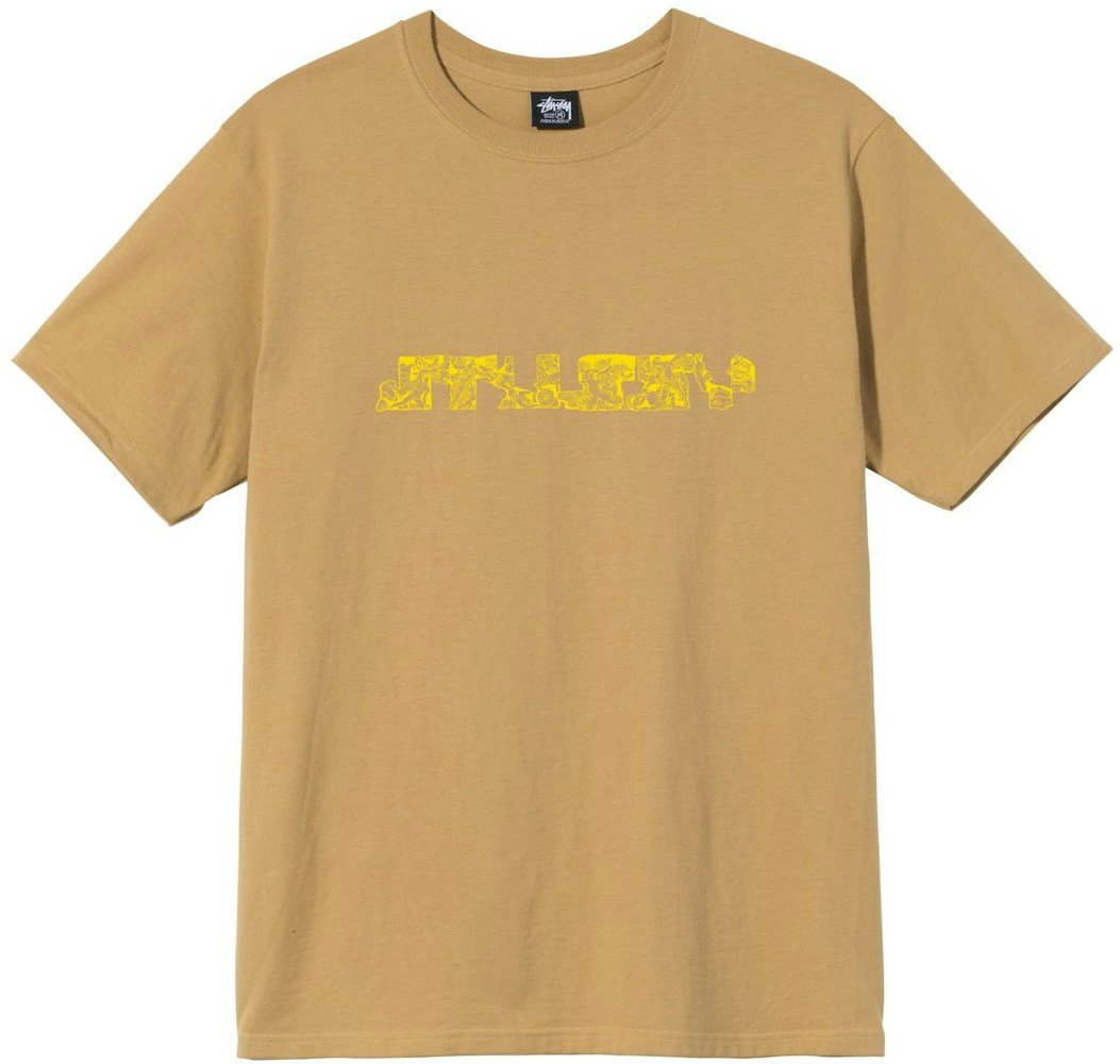 Stussy Sculptures T-shirt Khaki - SS21