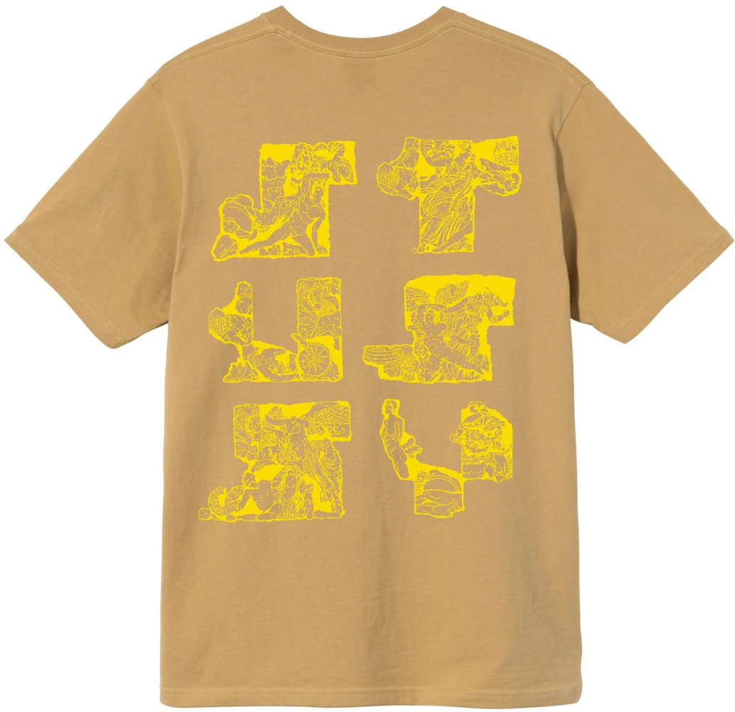 Stussy Sculptures T-shirt Khaki Men's - SS21 - GB
