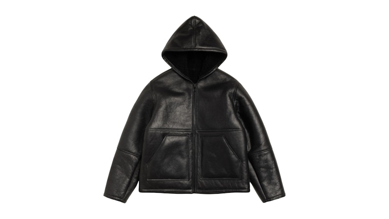 ジャケット・アウター Stussy Shearling Hooded Work Jacket Shearling Hooded Jacket – Black | Outerwear | Stüssy