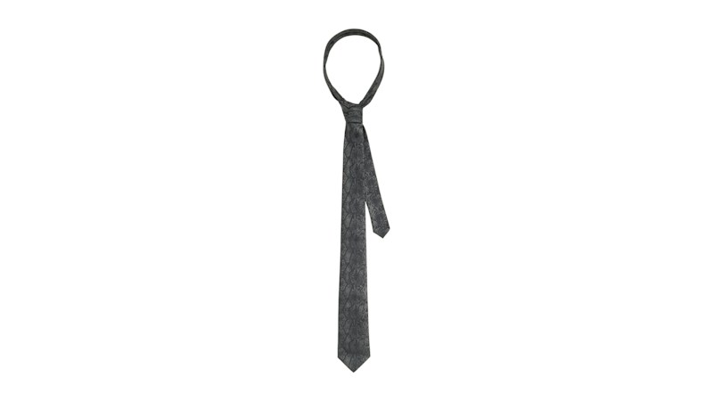 Stussy Silk Python Tie Black