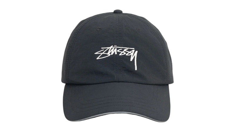 stussy sports キャップ ブラック Stussy - BLACK MID-DEPTH SPORT PATCH APPLIQUE CAP – LE LABO STORE