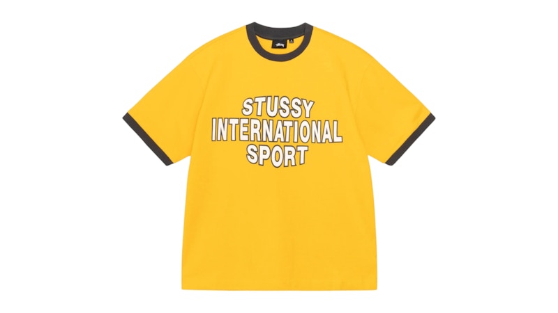 Stussy Sport Ringer Tee Gold Men