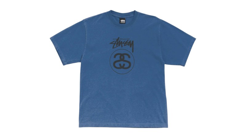 Stussy Stock Link T-Shirt Blau