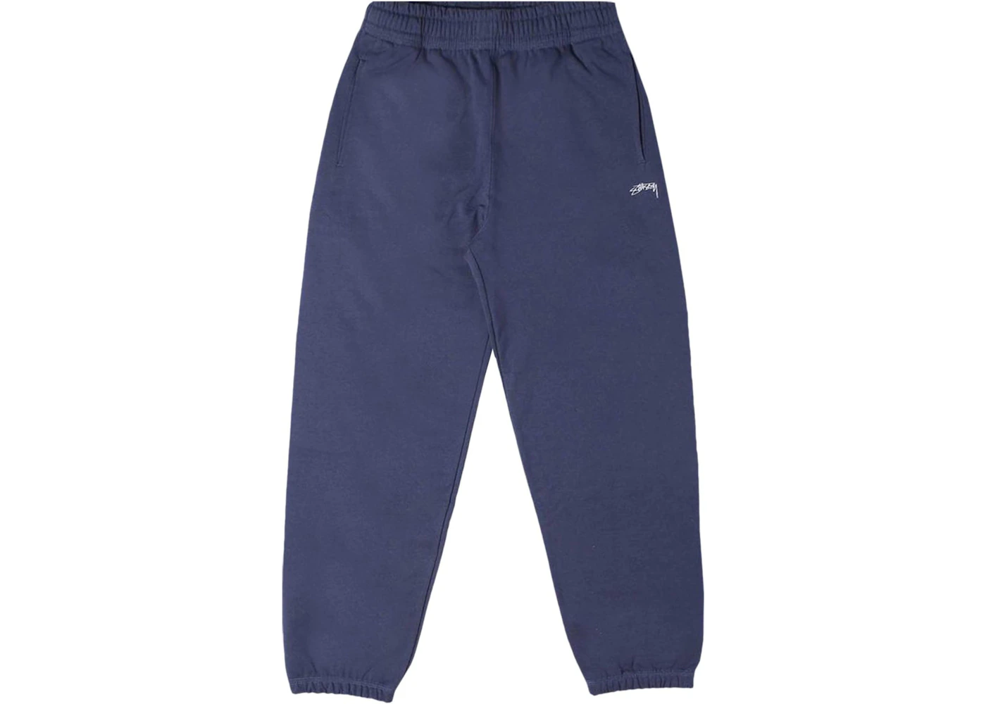 Stussy Navy Sweatpants Buy Stussy Stock Logo Pant 'Navy' 116550