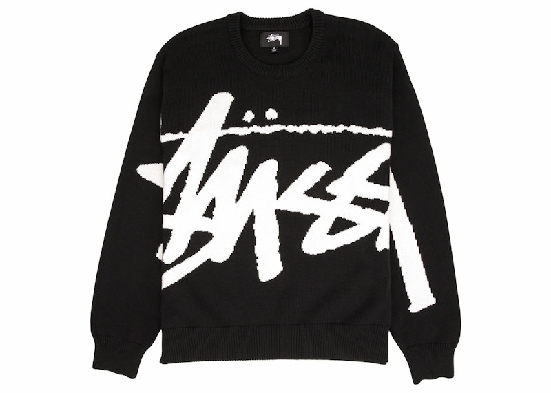 Stussy Stock Sweater Black Men's - GB