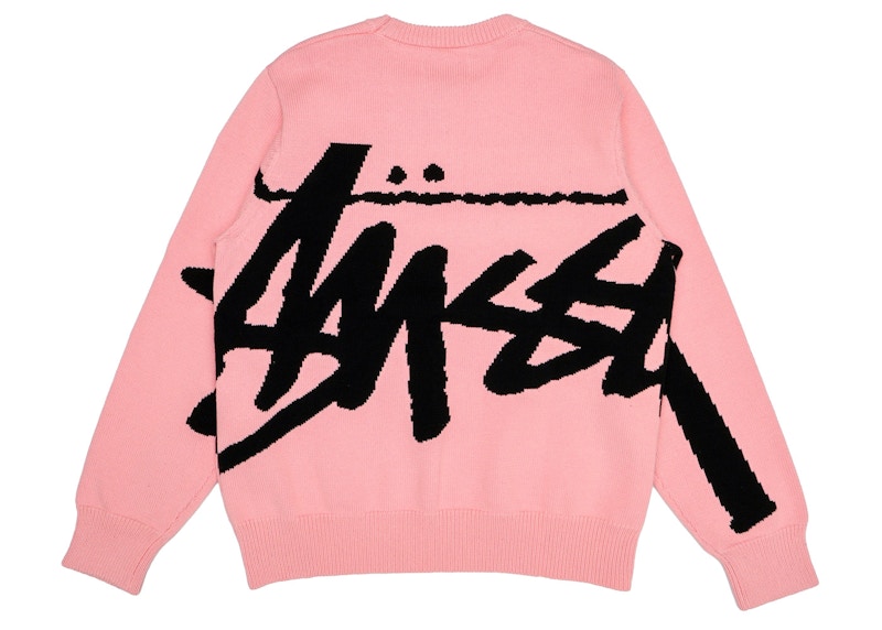 Stussy graphic discount long sleeve pink