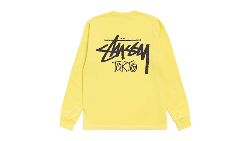Stussy Stock Tokyo LS Tee Lemon
