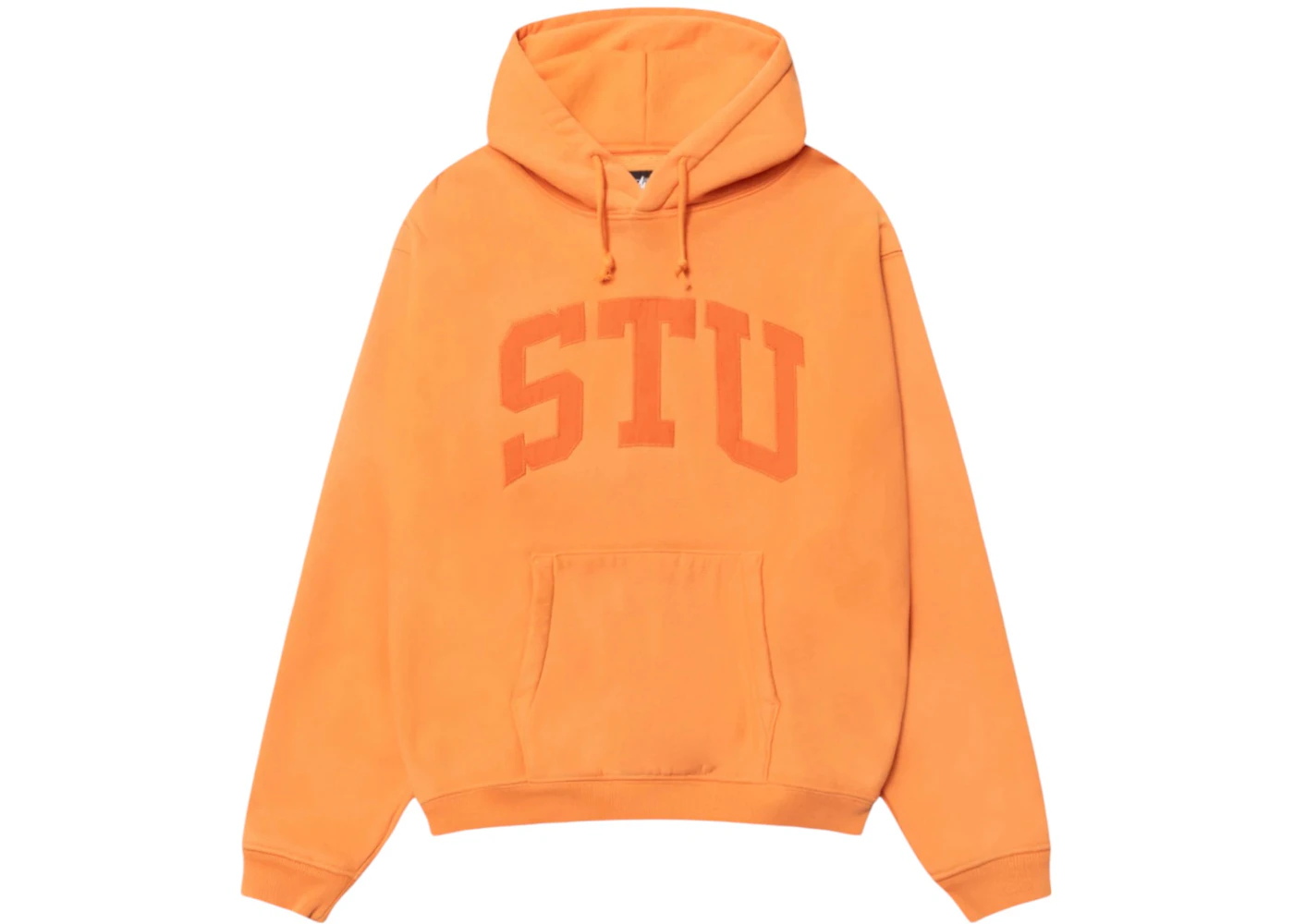 Stussy Stu Relaxed Hoodie Orange Hombre SS25 US