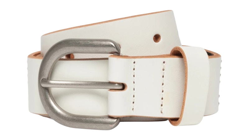 【STUSSY】STUD LETTER BELT Stussy Stud Letter Belt Bone Men's - SS25 - US