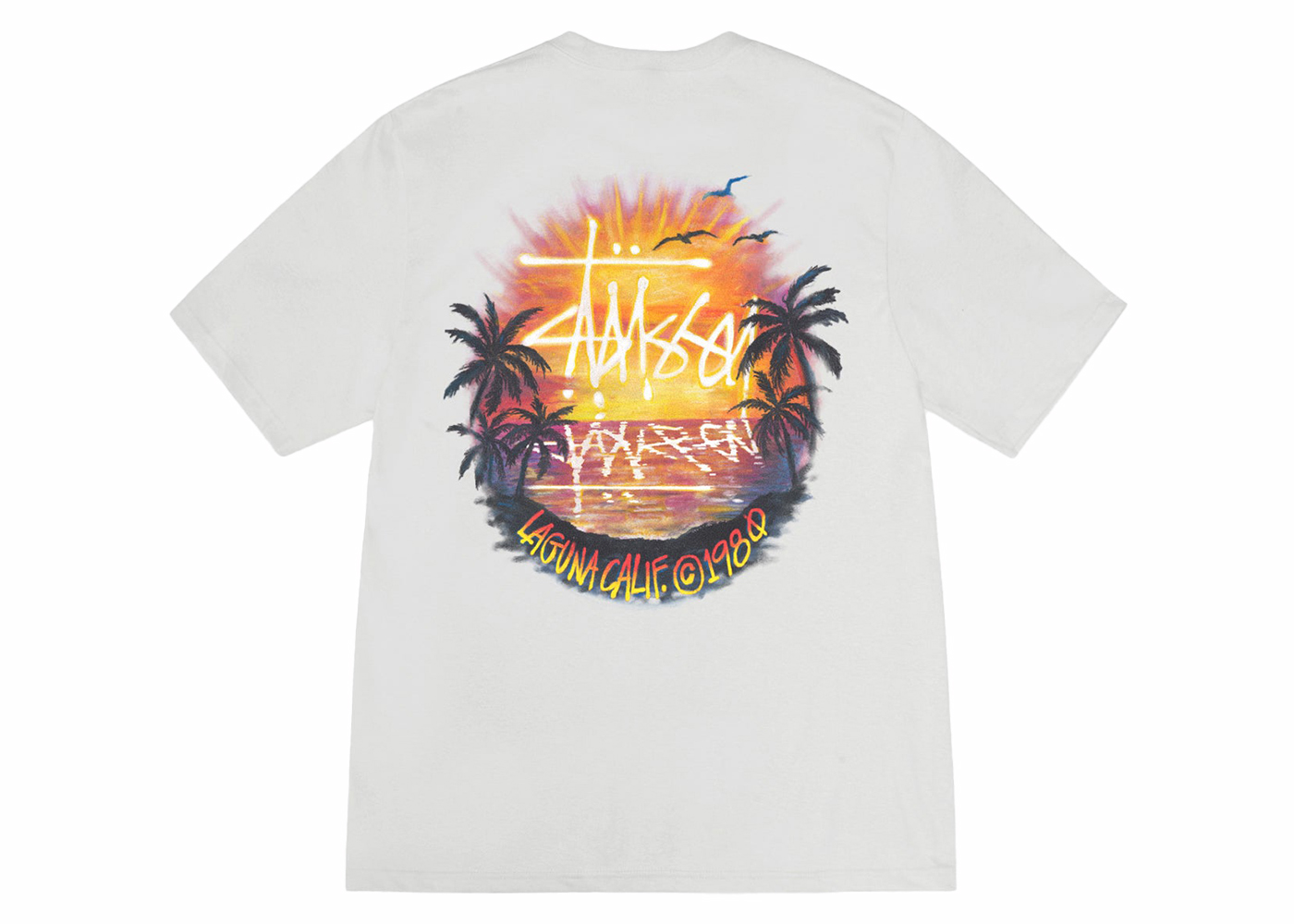 Stussy Sunset Tee Black Men's - SS24 - US